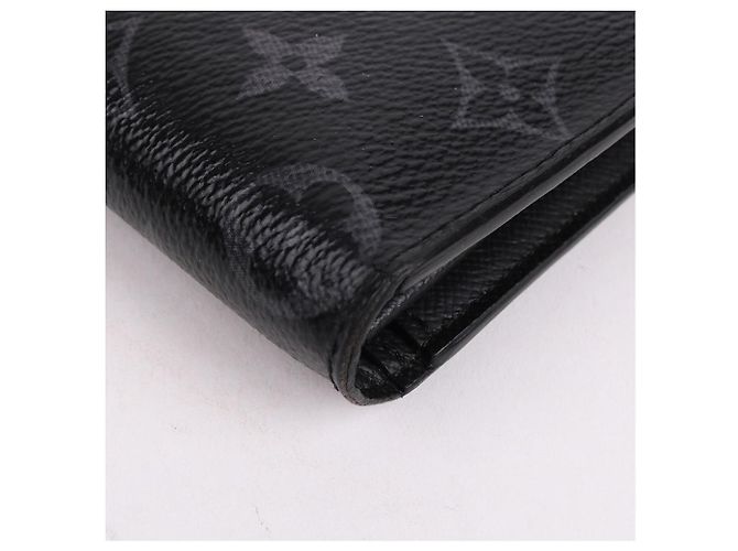 Louis Vuitton Portafoglio Lungo Brassa Eclipse Black Nero - vista 6