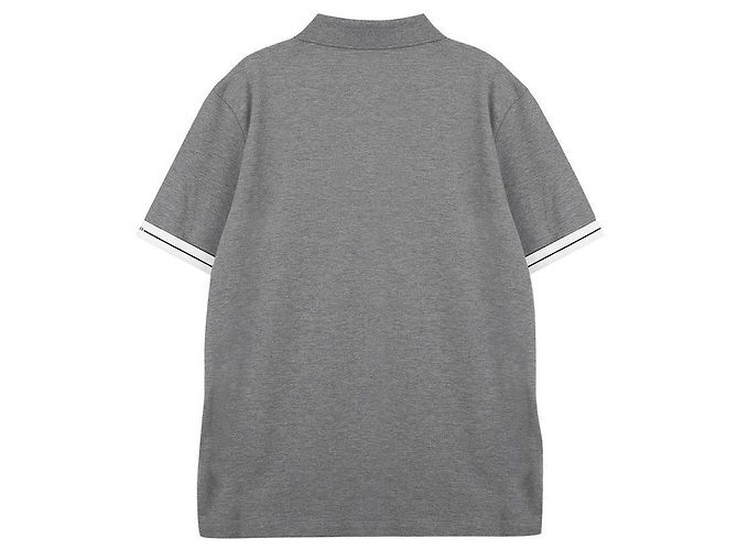 Moncler Piqué-Baumwoll-Poloshirt mit Logo-Patch Braun - Ansicht 4