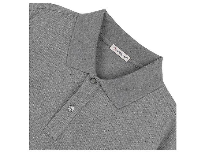 Moncler Piqué-Baumwoll-Poloshirt mit Logo-Patch Braun - Ansicht 5