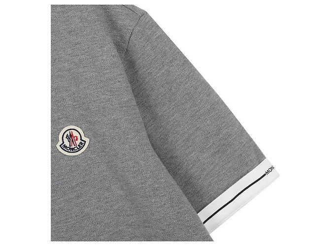 Moncler Piqué-Baumwoll-Poloshirt mit Logo-Patch Braun - Ansicht 6
