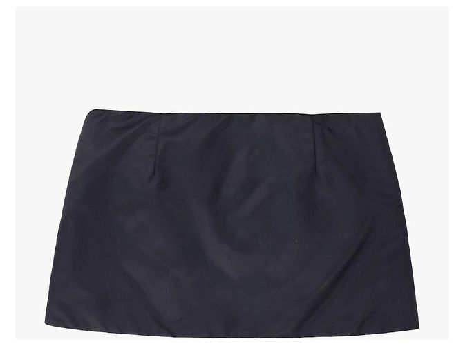 Miu Miu Technischer Rock Gazaar Fleece Damenrock Schwarz - Ansicht 5