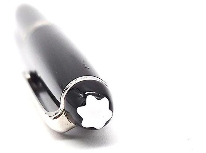 Montblanc Penna a sfera Meisterstück Platinum Classique Nero - vista 6