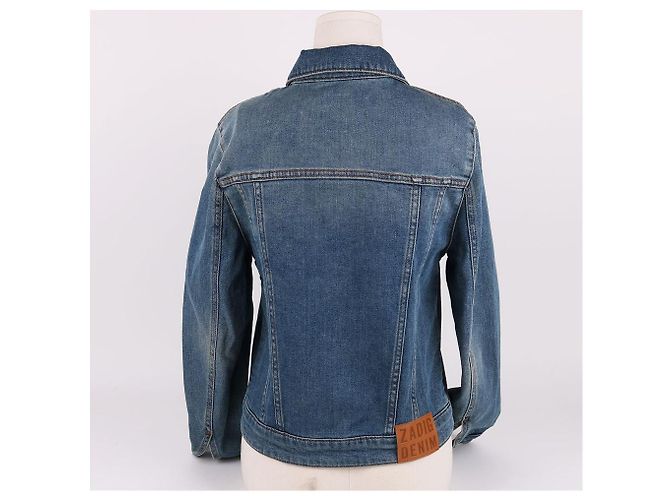 Zadig & Voltaire KIOKY PERM Women's Denim Jacket Blue - view 3