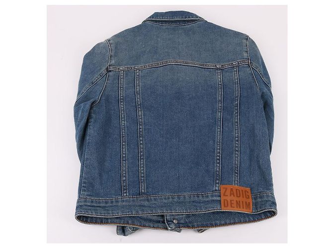 Zadig & Voltaire KIOKY PERM Women's Denim Jacket Blue - view 7