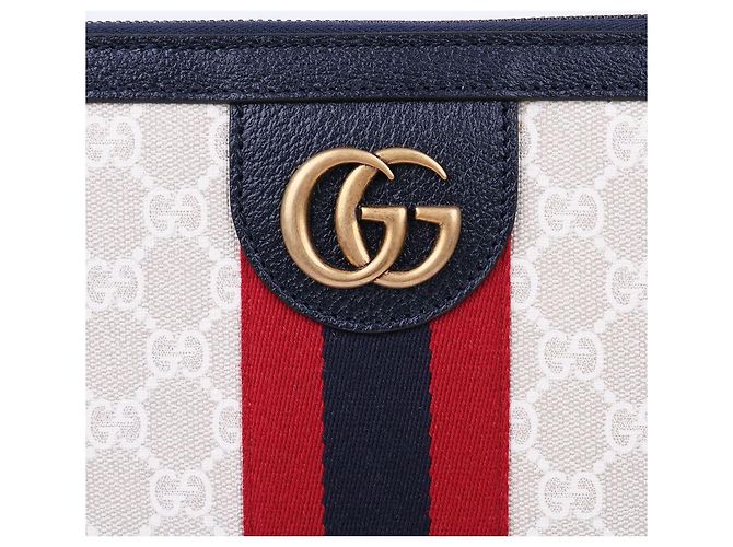 Gucci Clutch Grande GG Supreme Limited Blu - vista 2
