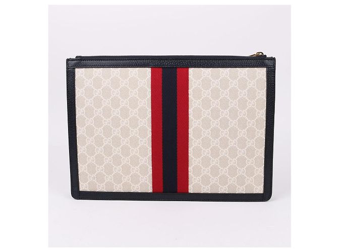 Gucci Clutch Grande GG Supreme Limited Blu - vista 5