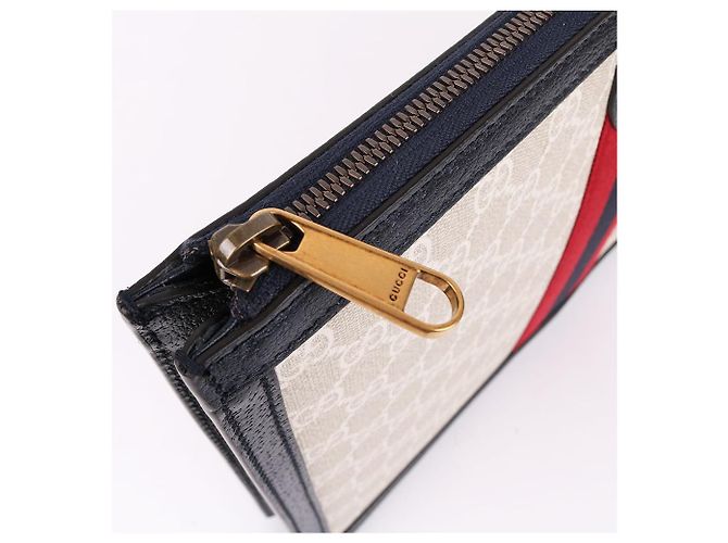 Gucci Clutch Grande GG Supreme Limited Blu - vista 6