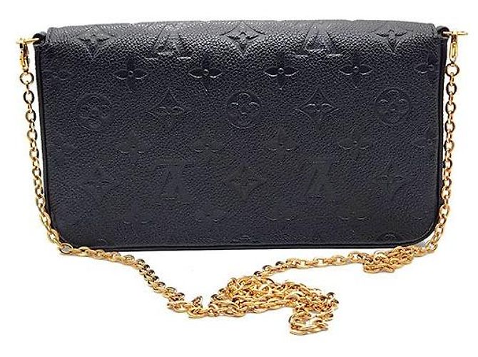 Louis Vuitton Pochette Empreinte Felicie Nero - vista 3