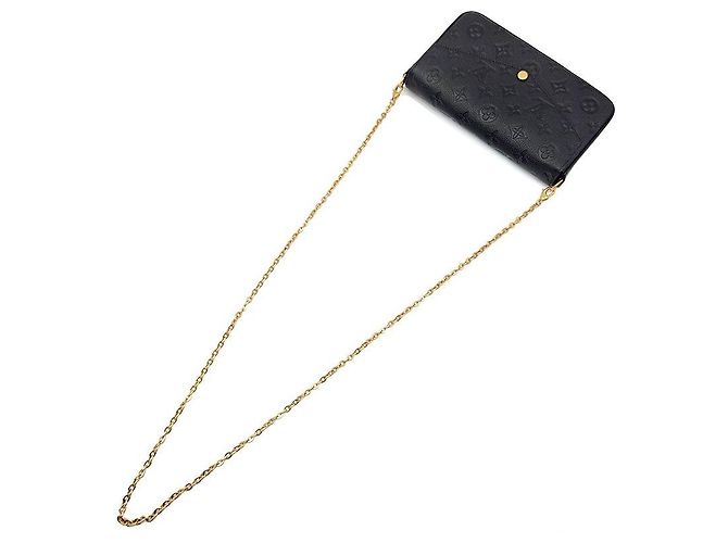 Louis Vuitton Pochette Empreinte Felicie Nero - vista 4