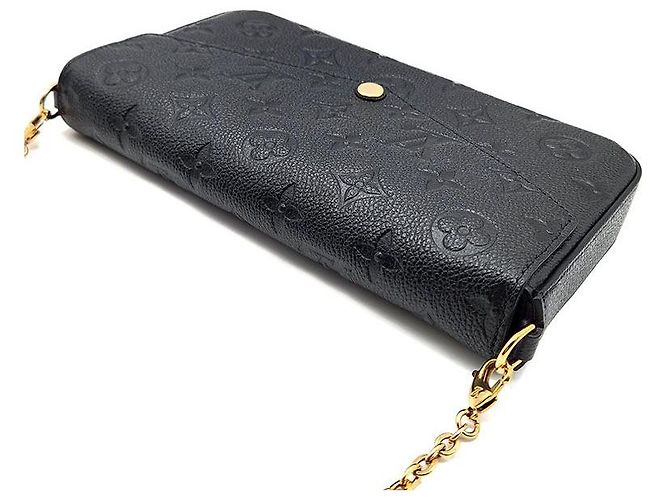 Louis Vuitton Pochette Empreinte Felicie Nero - vista 6