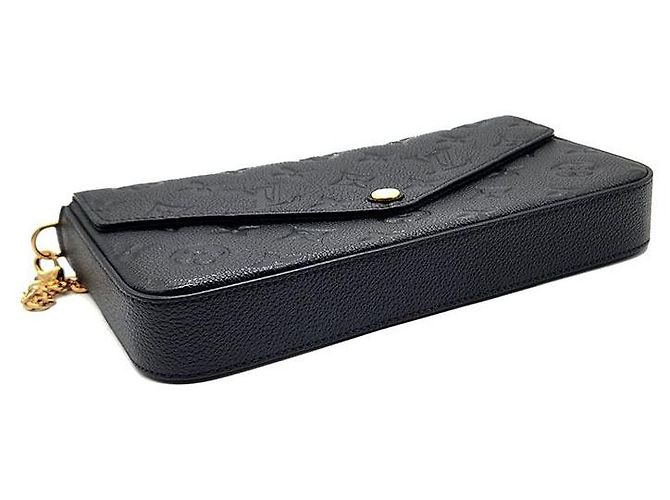 Louis Vuitton Pochette Empreinte Felicie Nero - vista 7