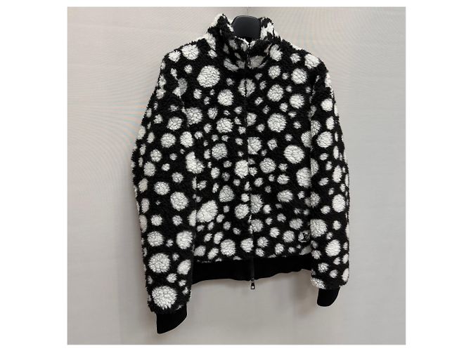 Louis Vuitton Giacca in pile Yayoi Kusama Infinity Dot Multicolore - vista 3