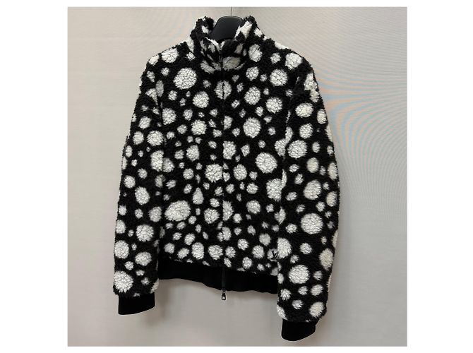 Louis Vuitton Giacca in pile Yayoi Kusama Infinity Dot Multicolore - vista 4