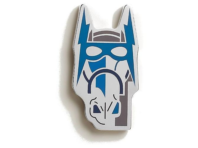Hermès Cheval Masque Abzeichen Silber - Ansicht 4