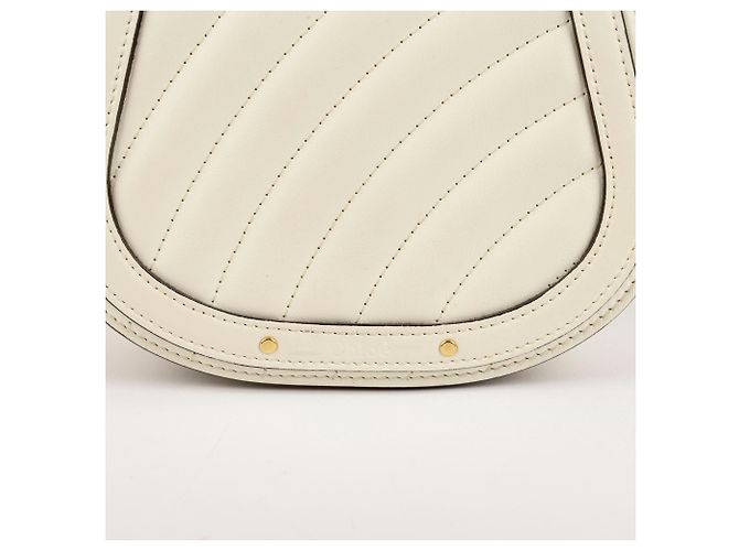 Chloé Piccola borsa tote Nile in pelle bianca Bianco - vista 2