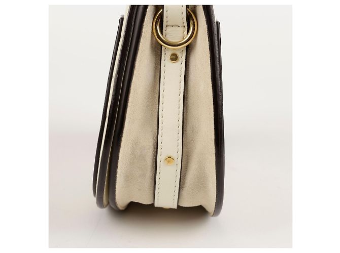 Chloé Piccola borsa tote Nile in pelle bianca Bianco - vista 4