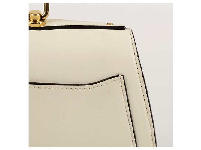 Chloé Piccola borsa tote Nile in pelle bianca Bianco - vista 7