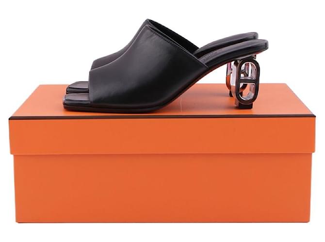 Hermès Sandali Iconique Nero - vista 13