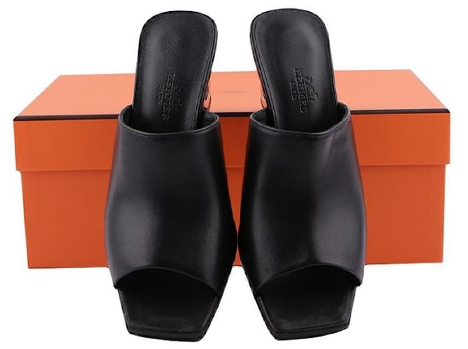 Hermès Sandali Iconique Nero - vista 14