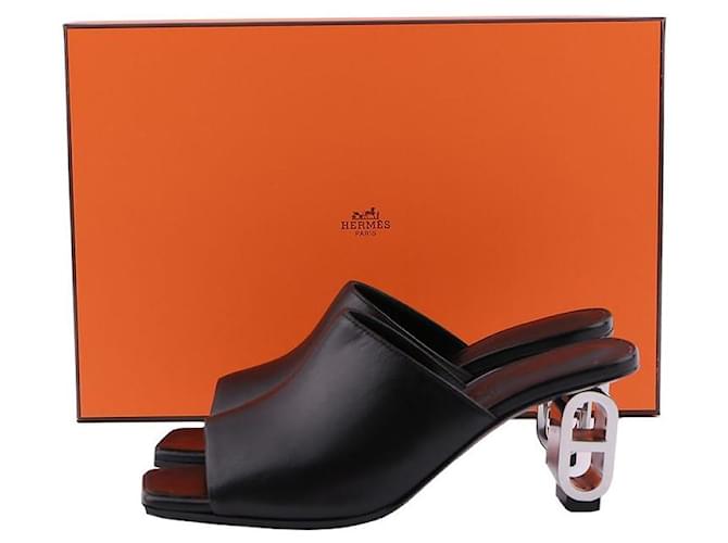 Hermès Sandali Iconique Nero - vista 15