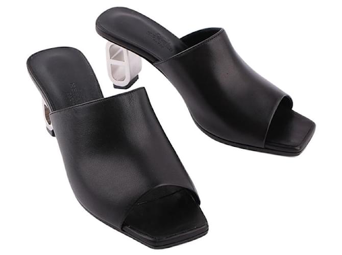 Hermès Sandali Iconique Nero - vista 7