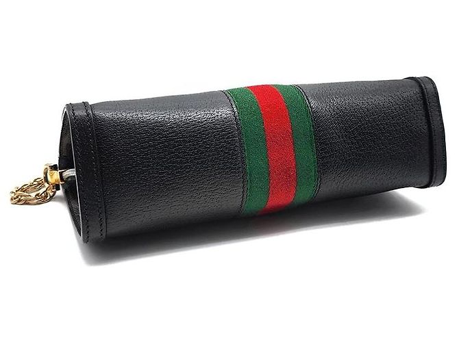Gucci Borsa a Spalla Ophidia GG Nero - vista 7
