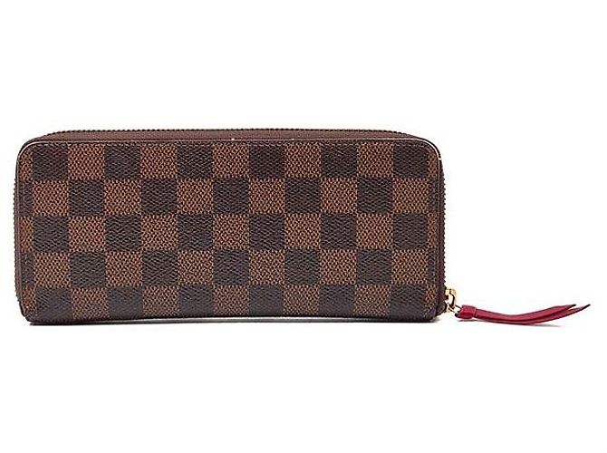 Louis Vuitton Cartera Damier Clemence Roja - vista 3