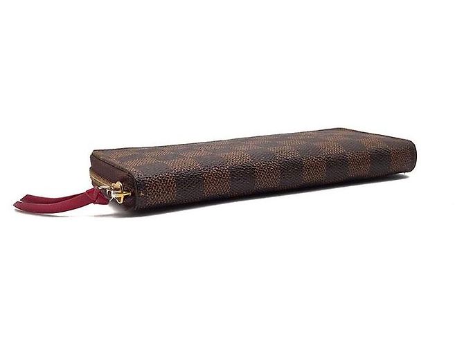Louis Vuitton Cartera Damier Clemence Roja - vista 5