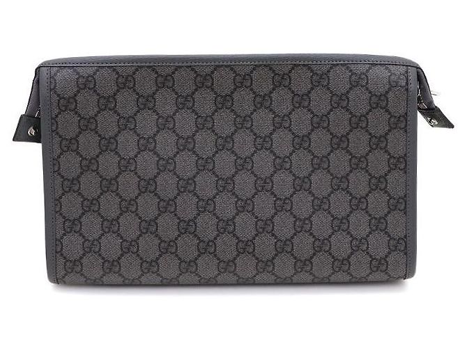 Gucci Clutch Ophidia GG per cosmetici Marrone - vista 3