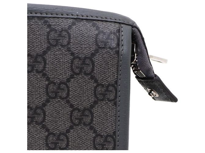 Gucci Clutch Ophidia GG per cosmetici Marrone - vista 4