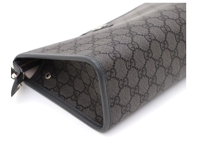 Gucci Clutch Ophidia GG per cosmetici Marrone - vista 5