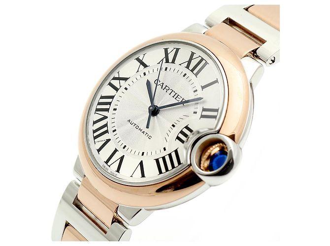 Cartier Orologio Ballon Bleu da Uomo Nuovo Modello Combi Rosa Automatico Garanzia - vista 13
