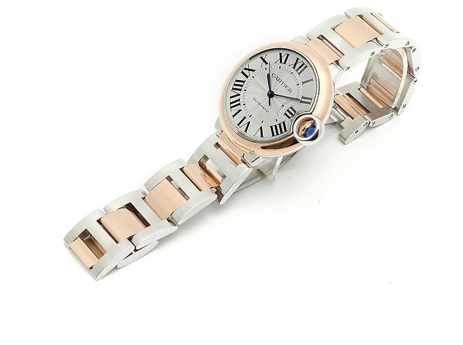 Cartier Orologio Ballon Bleu da Uomo Nuovo Modello Combi Rosa Automatico Garanzia - vista 17