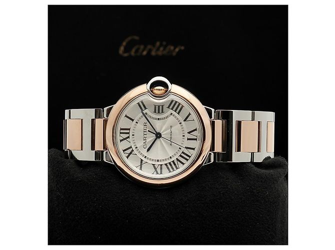 Cartier Orologio Ballon Bleu da Uomo Nuovo Modello Combi Rosa Automatico Garanzia - vista 2