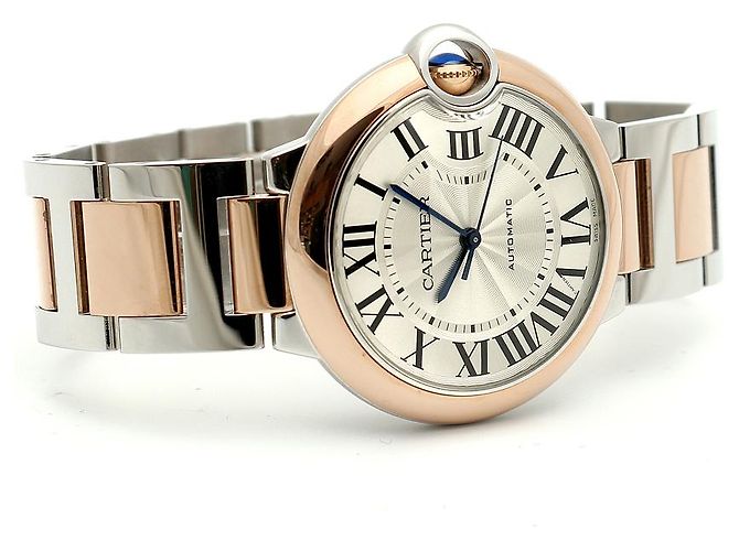 Cartier Orologio Ballon Bleu da Uomo Nuovo Modello Combi Rosa Automatico Garanzia - vista 22