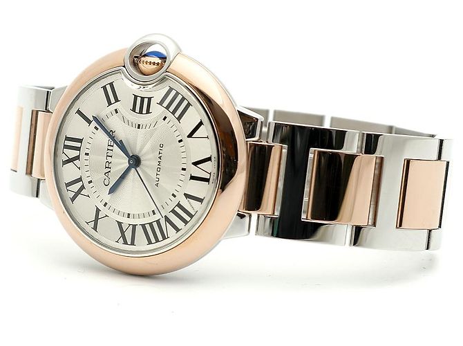 Cartier Orologio Ballon Bleu da Uomo Nuovo Modello Combi Rosa Automatico Garanzia - vista 23