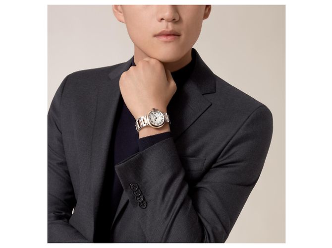 Cartier Orologio Ballon Bleu da Uomo Nuovo Modello Combi Rosa Automatico Garanzia - vista 3