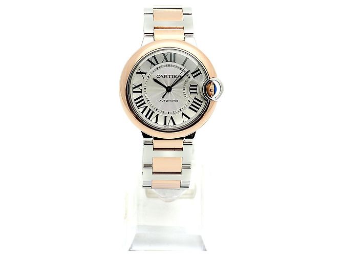 Cartier Orologio Ballon Bleu da Uomo Nuovo Modello Combi Rosa Automatico Garanzia - vista 6