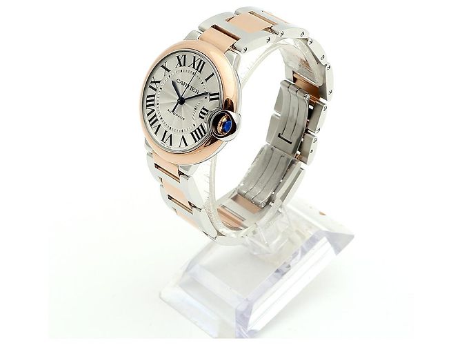 Cartier Orologio Ballon Bleu da Uomo Nuovo Modello Combi Rosa Automatico Garanzia - vista 7