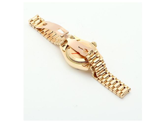 Rolex Datejust Gold Damenuhr Bocas Classic Vintage Golden - Ansicht 18