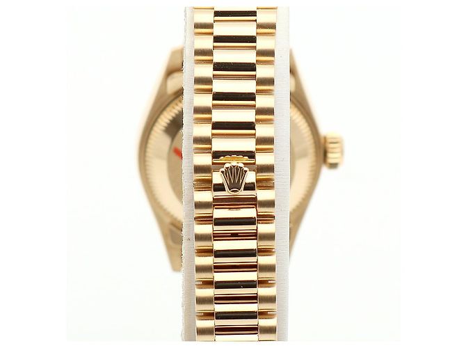 Rolex Datejust Gold Damenuhr Bocas Classic Vintage Golden - Ansicht 7