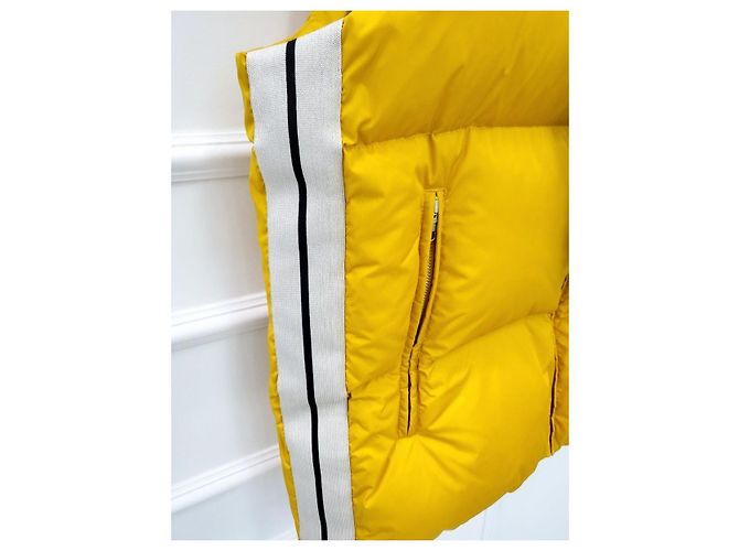 Gilet imbottito Moncler Genius Palm Angels Roadman Giallo - vista 4