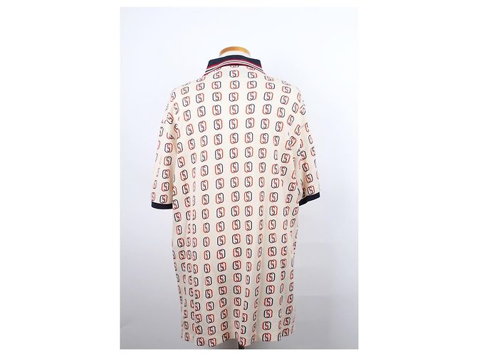 Gucci Polohemd aus Baumwolle mit Horsebit-Print XL Mehrfarben - Ansicht 3