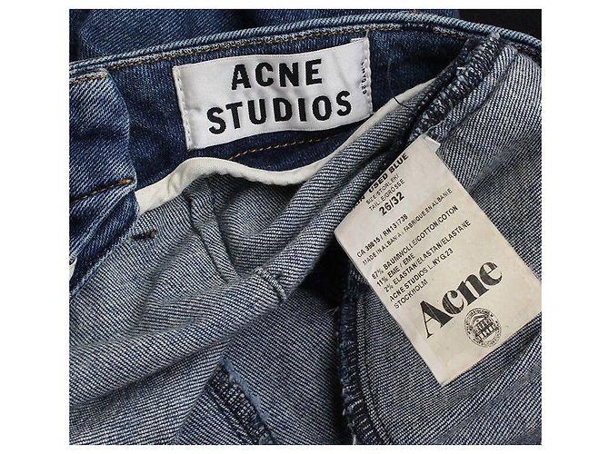 Pantalones vaqueros skinny Acne Azul - vista 3