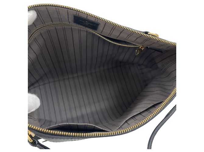 Louis Vuitton Tote e borsa a tracolla Monogram Empreinte Bastille MM Nero - vista 5
