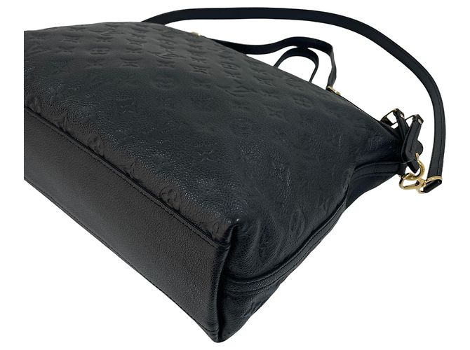 Louis Vuitton Tote e borsa a tracolla Monogram Empreinte Bastille MM Nero - vista 6