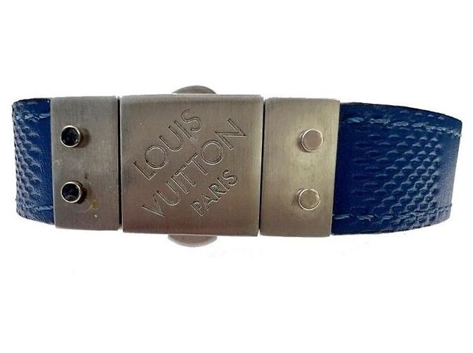 Louis Vuitton Pulsera Full It Damier Graphite Azul - vista 6