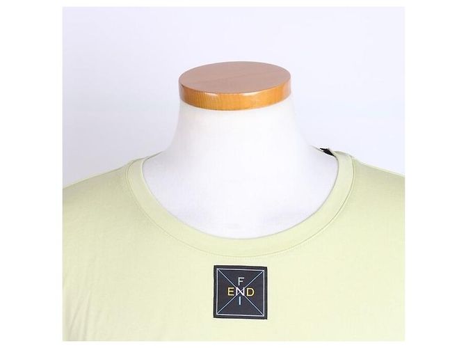 Fendi Green Jersey T-Shirt XL Grün - Ansicht 5