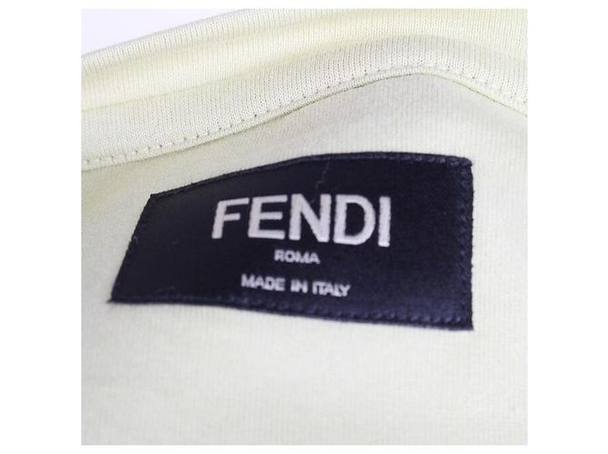 Fendi Green Jersey T-Shirt XL Grün - Ansicht 6