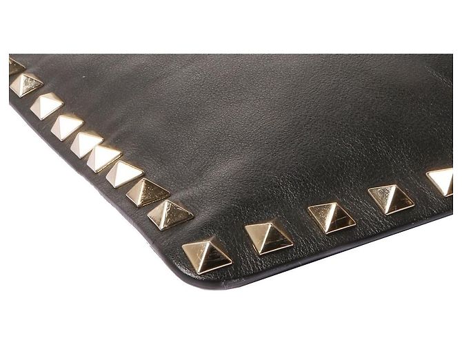 Valentino Clutch Rockstud (Ricevuta inclusa) Nero - vista 5